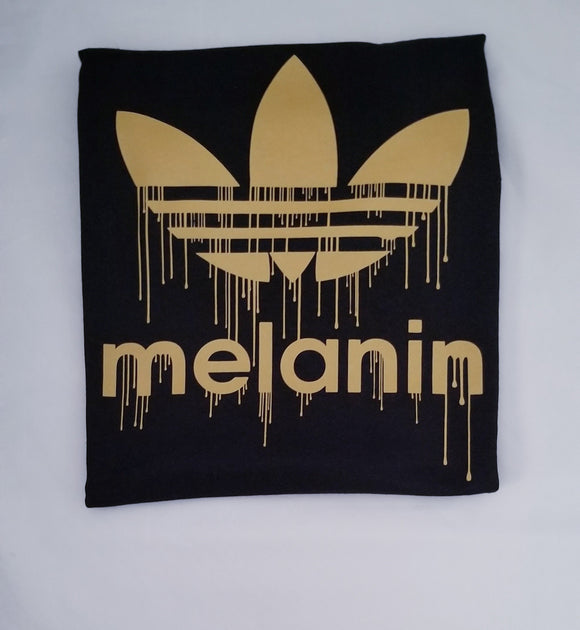 Women's Graphic T-Shirt - Drippin Gold Melanin
