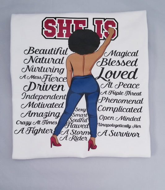Women's Graphic T-Shirt - She Is