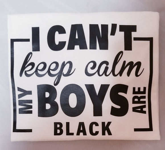 Men's Graphic T-Shirt - Can't Keep Calm Black Boys
