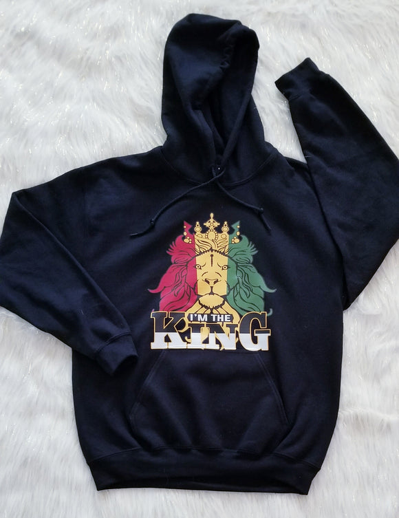 Men's Graphic Hoodie - I'm The King