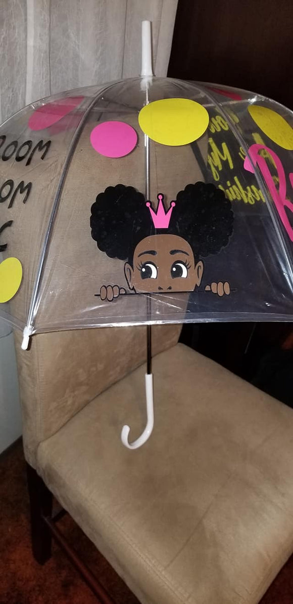Children's Custom Umbrella (Clear)