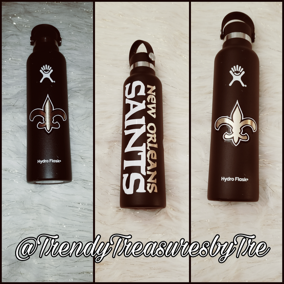 New Orleans Saints Hydro Flask Stainless Steel Water Bottle