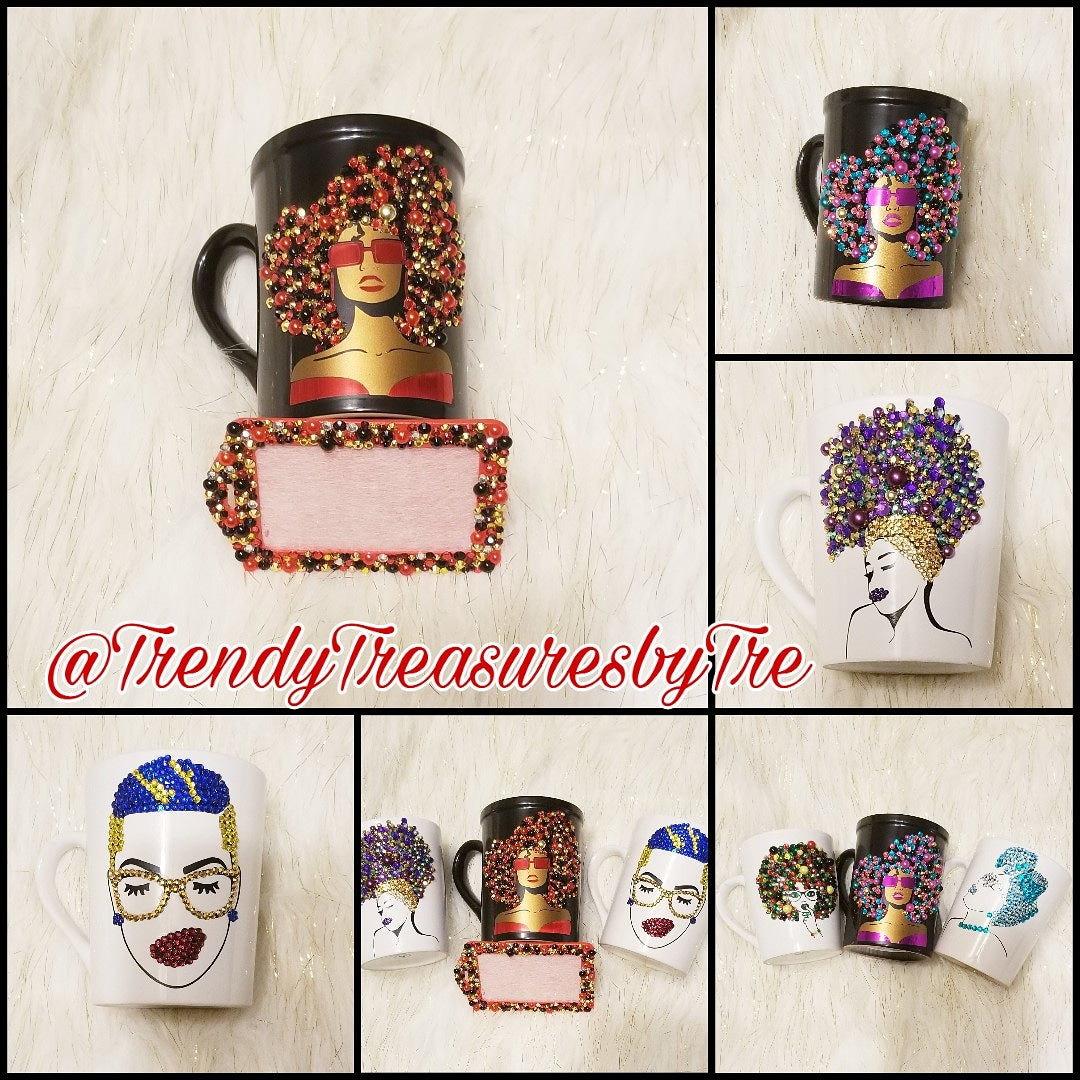 Custom Bling Coffee/Tea Cup