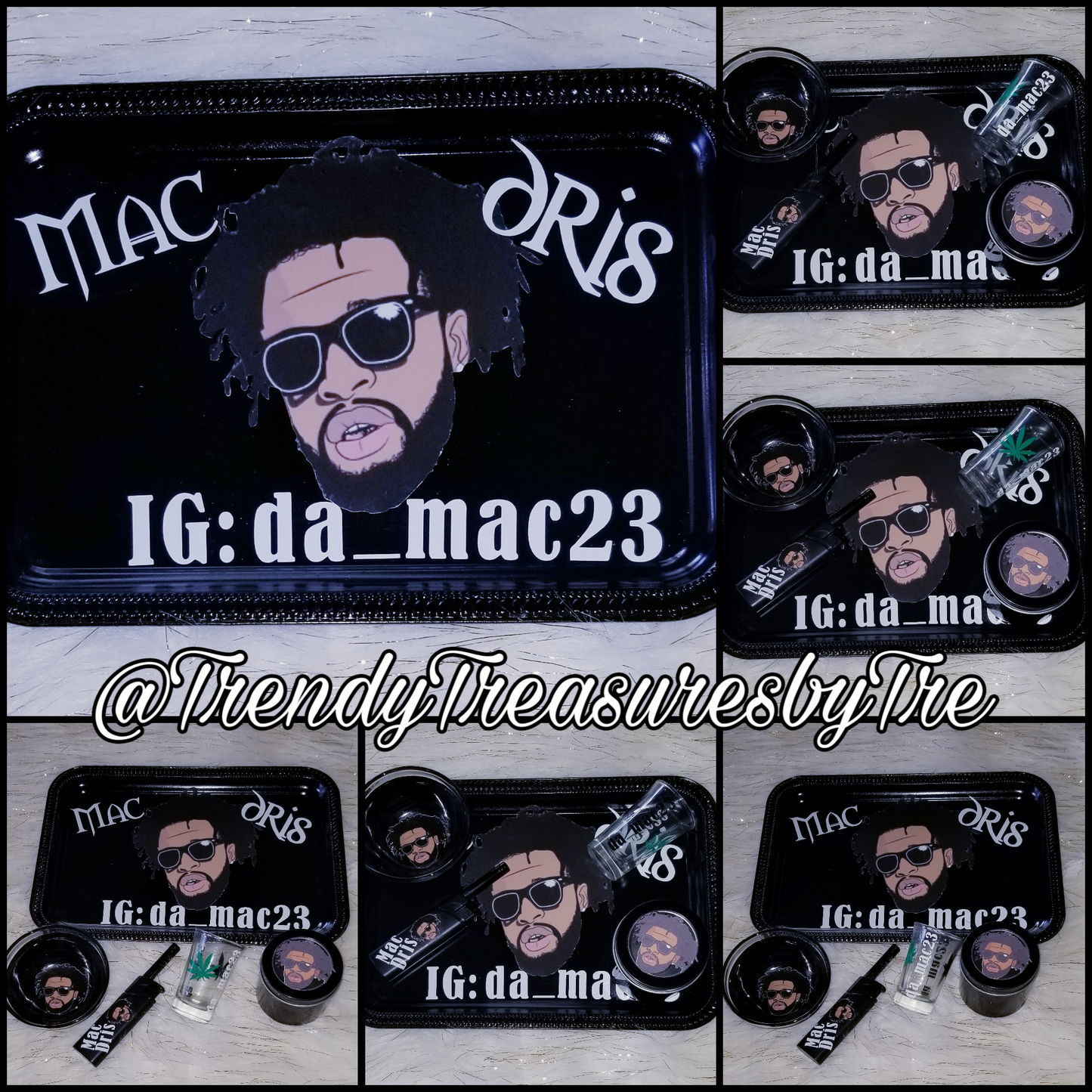 Mac Dris Rolling Tray (Customer Custom Order)