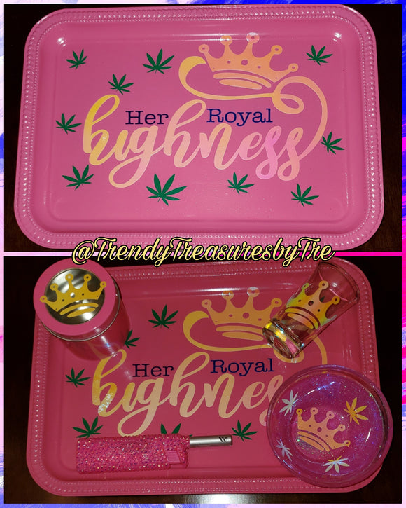 Her Royal Highness Rolling Tray