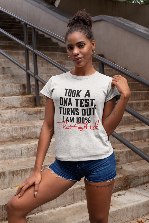 Women's Graphic T-Shirt - 100%