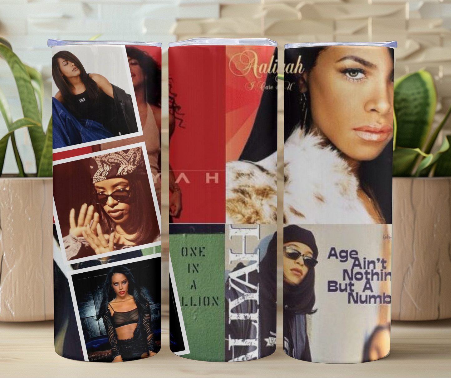 Aaliyah Albums 20oz Stainless Steel Tumbler