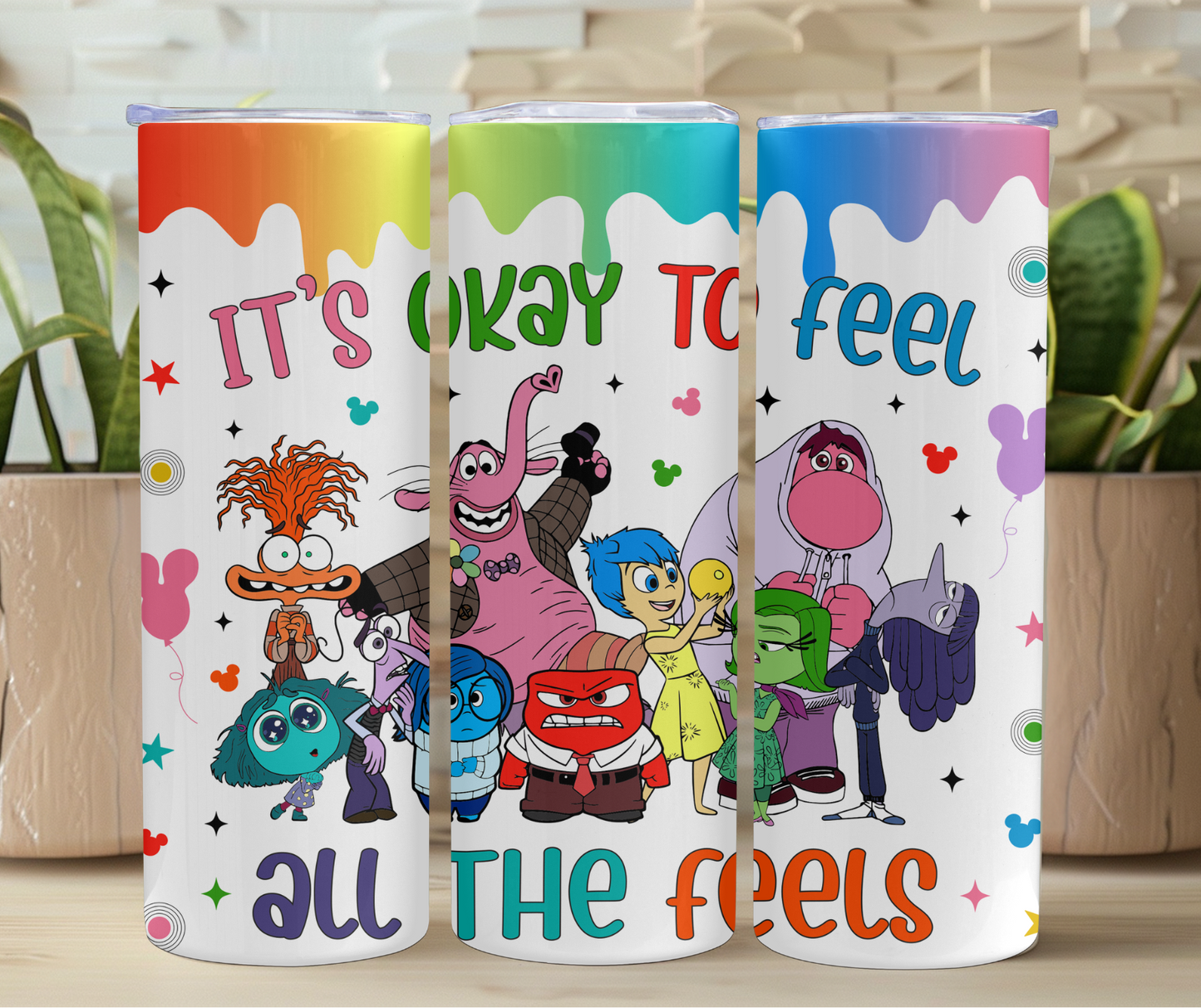 It's Okay to Feel All the Feels 20oz Stainless Steel Tumbler