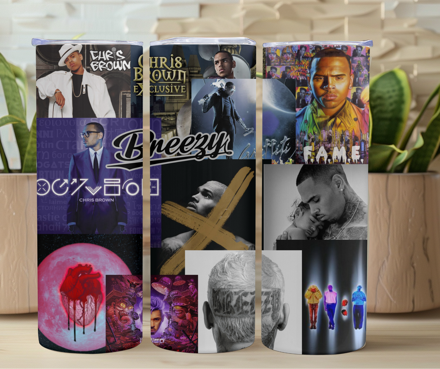 Breezy All Albums 20oz Stainless Steel Tumbler