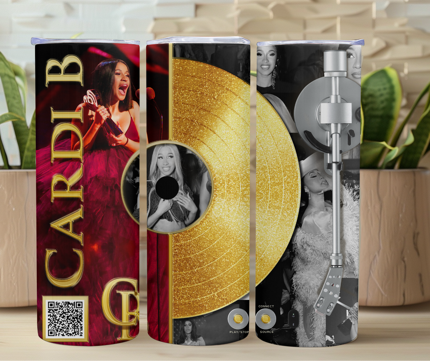 Cardi B Album Art 20oz Stainless Steel Tumbler