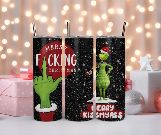 Christmas Merry Fxing Christmas 20oz Stainless Steel Tumbler