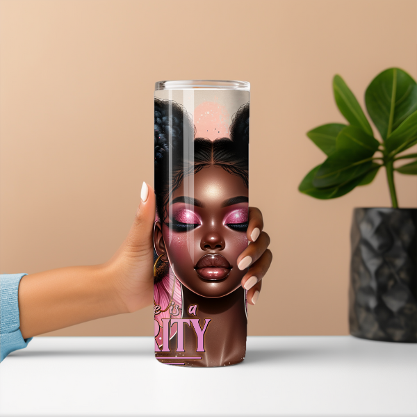 Black Girl Magic Your Peace is a Priority 20oz Stainless Steel Tumbler