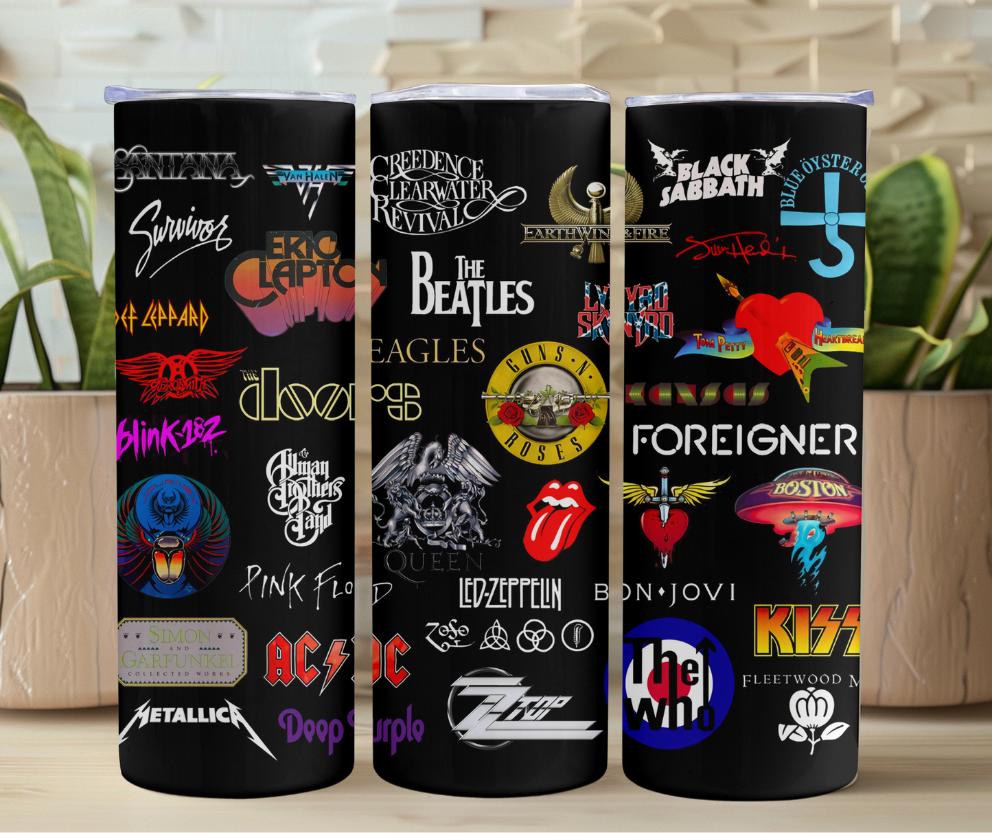 Rock Bands 20oz Stainless Steel Tumbler