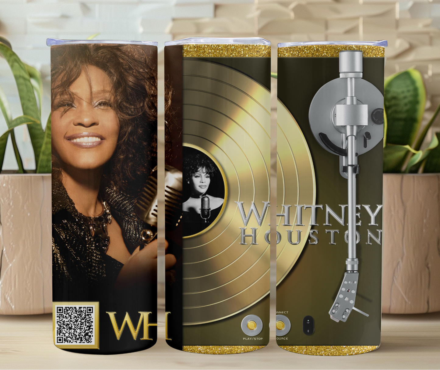 Whitney Album Art 20oz Stainless Steel Tumbler