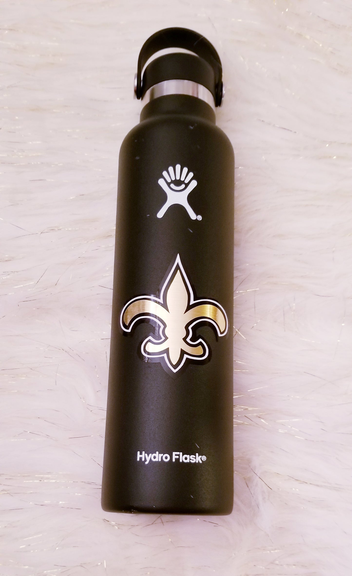 New Orleans Saints Hydro Flask Stainless Steel Water Bottle (Customer Custom Order)