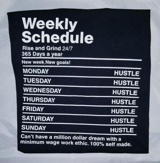 Women's Graphic T-Shirt - Weekly Schedule