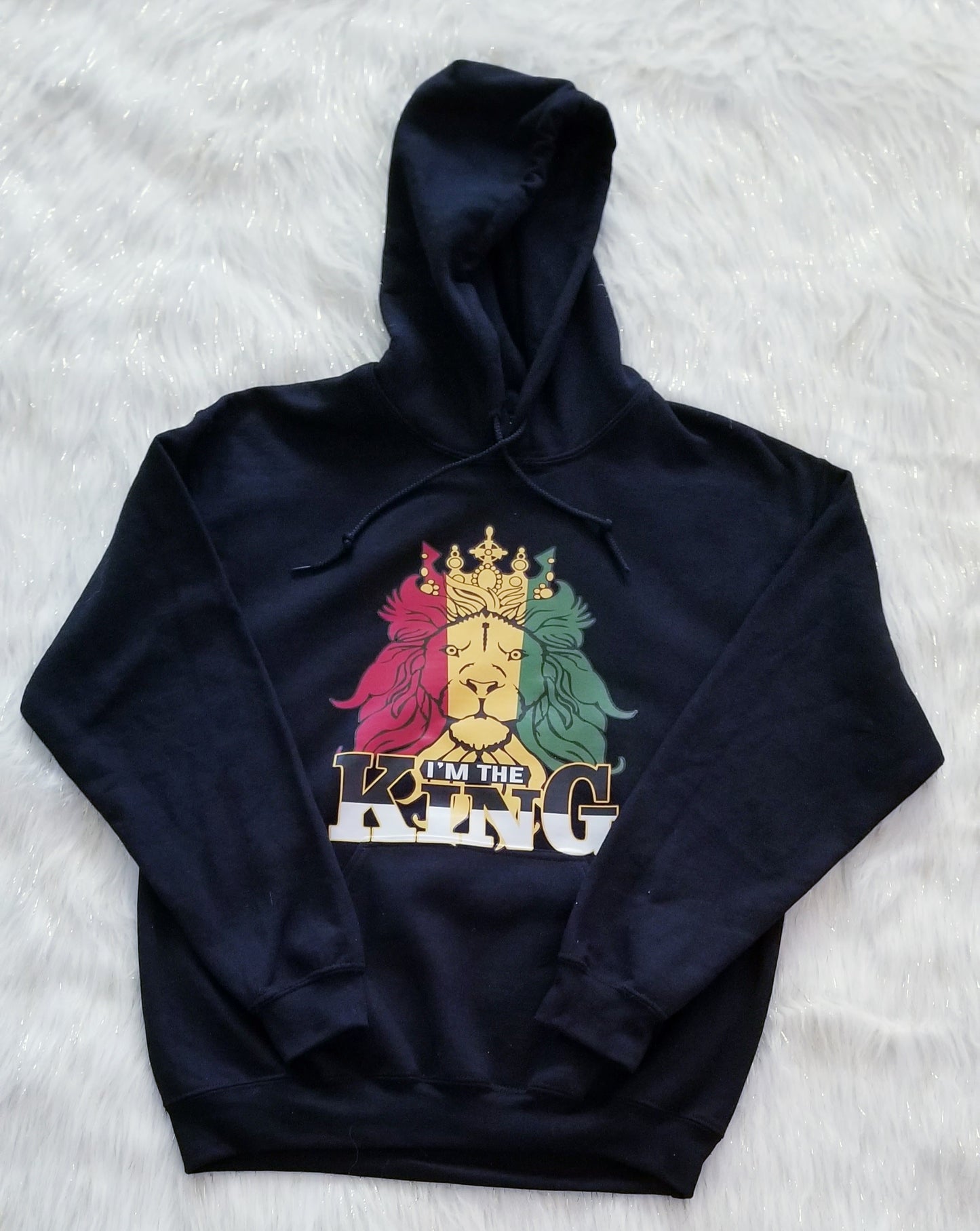 Men's Graphic Hoodie - I'm The King