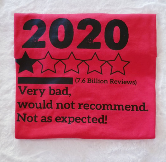 Women's Graphic T-Shirt -2020 Very Bad - Red