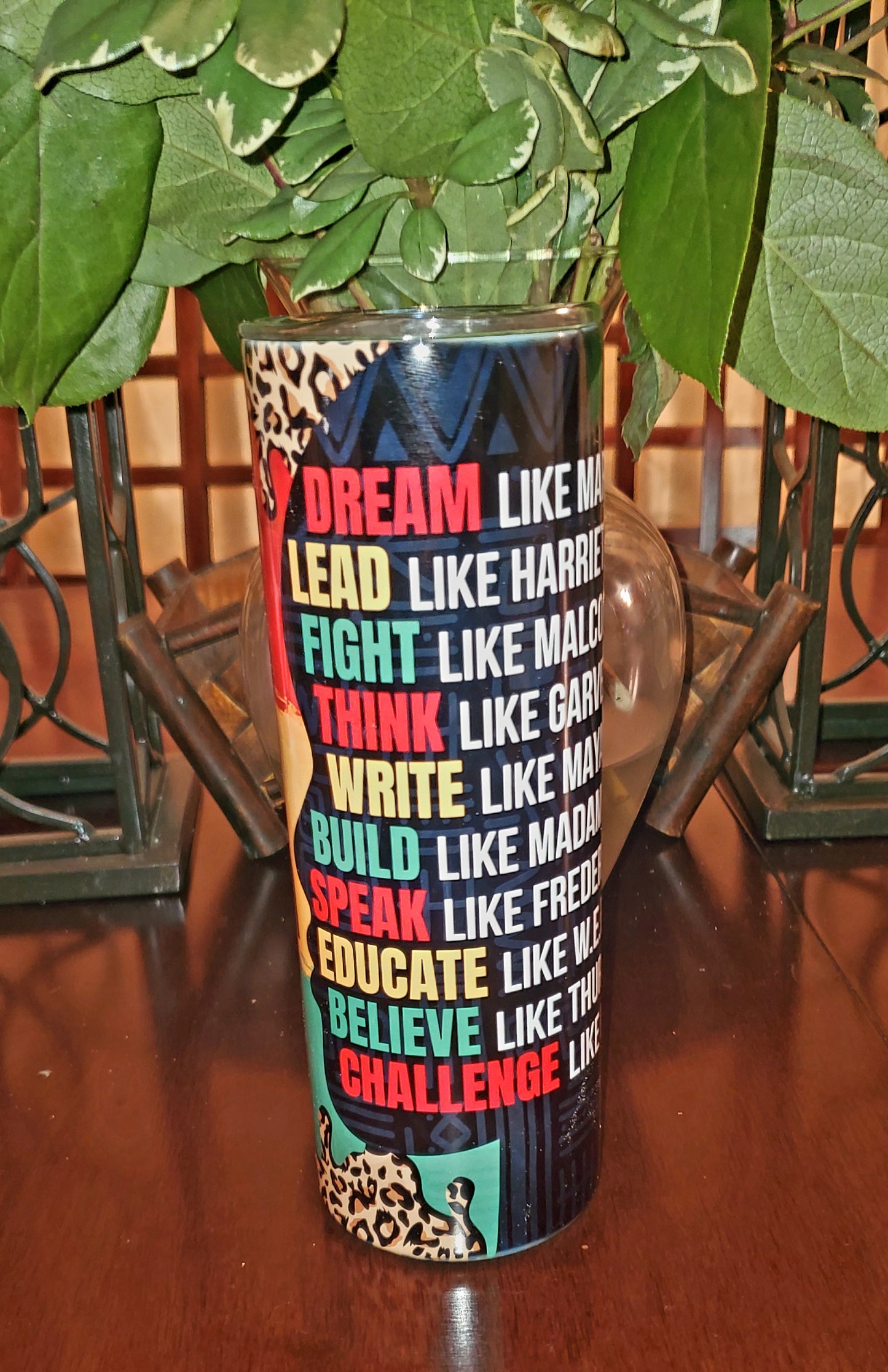 Black History Month 20oz Sublimation Stainless Steel Tumbler