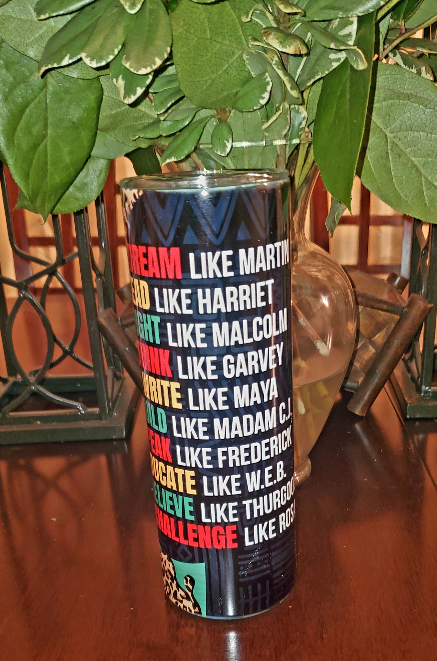 Black History Month 20oz Sublimation Stainless Steel Tumbler