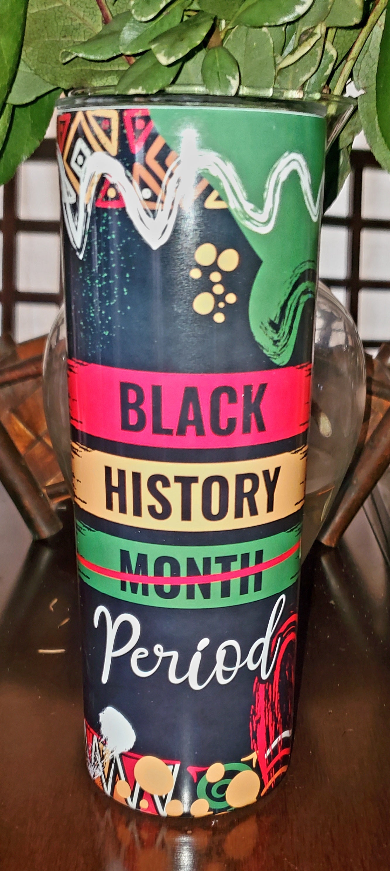 Black History Period 20oz Sublimation Stainless Steel Tumbler