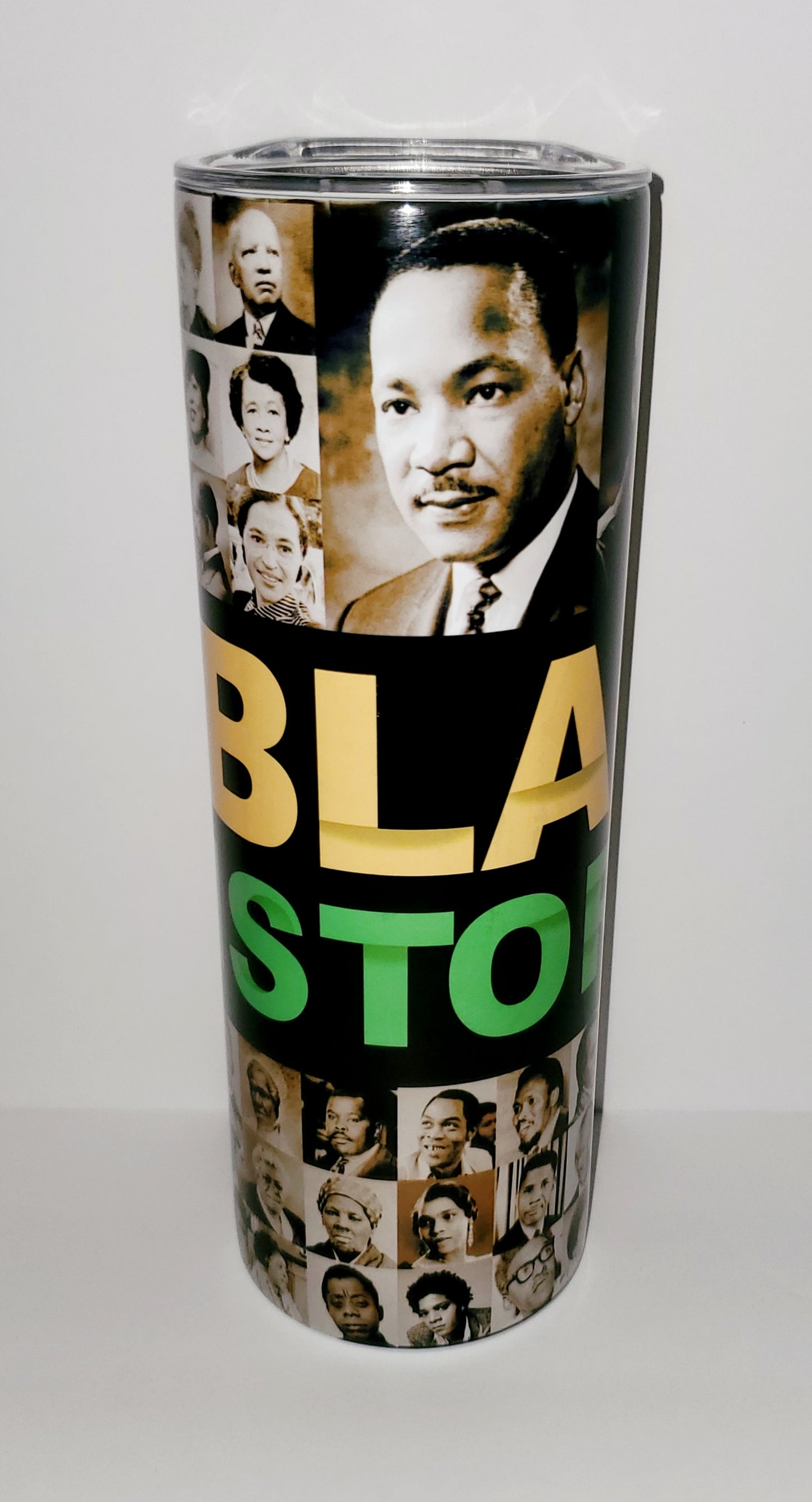 Black History Legends 20oz Sublimation Stainless Steel Tumbler