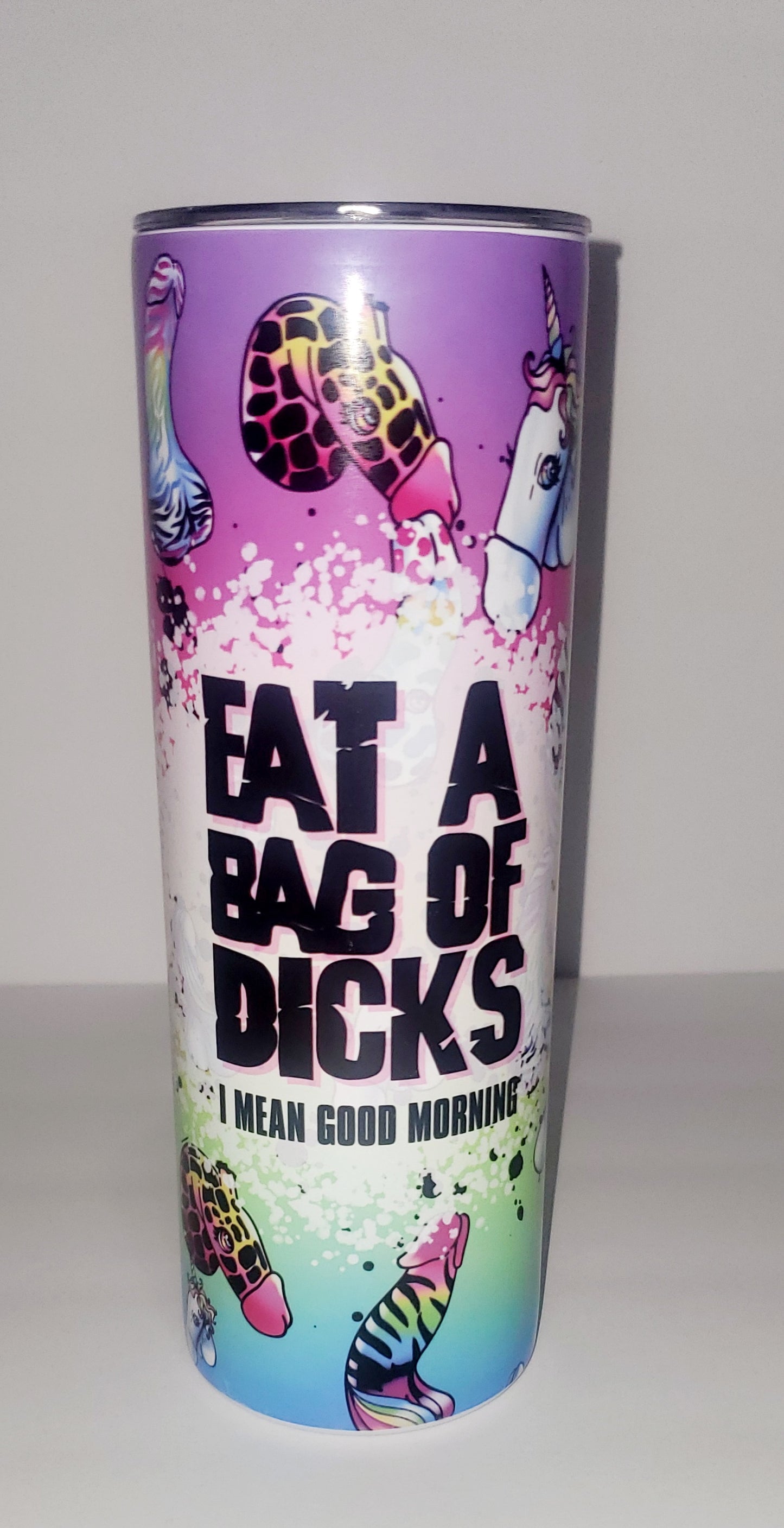 Eat a Bag of Dicks 20oz Sublimation Stainless Steel Tumbler