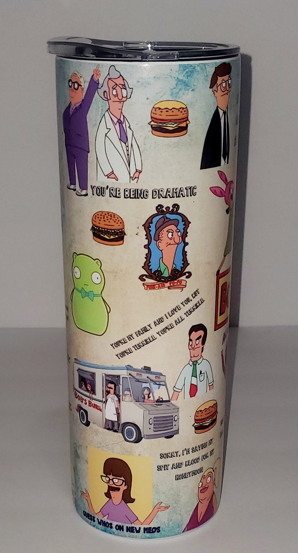 Bob's Burger 20oz Sublimation Stainless Steel Tumbler