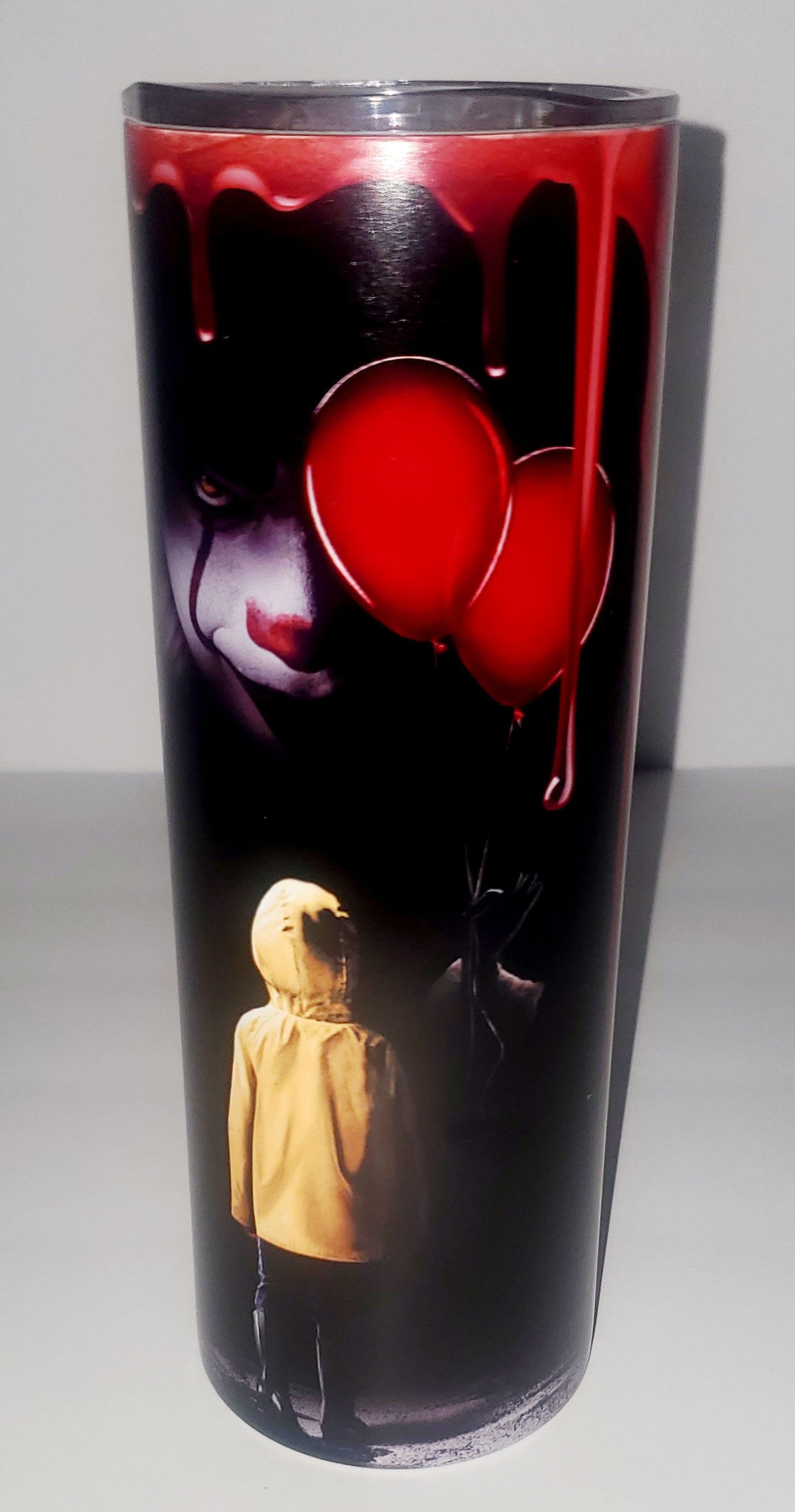 Halloween We All Float Down Here Glow in the Dark 20oz Sublimation Stainless Steel Tumbler