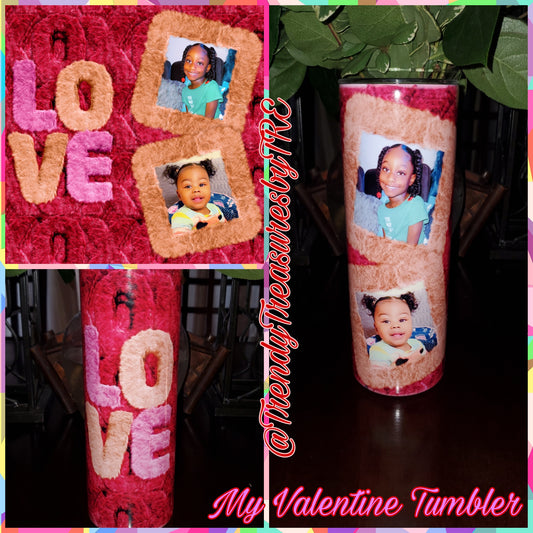 Fur "Love" 20oz Sublimation Stainless Steel Tumbler