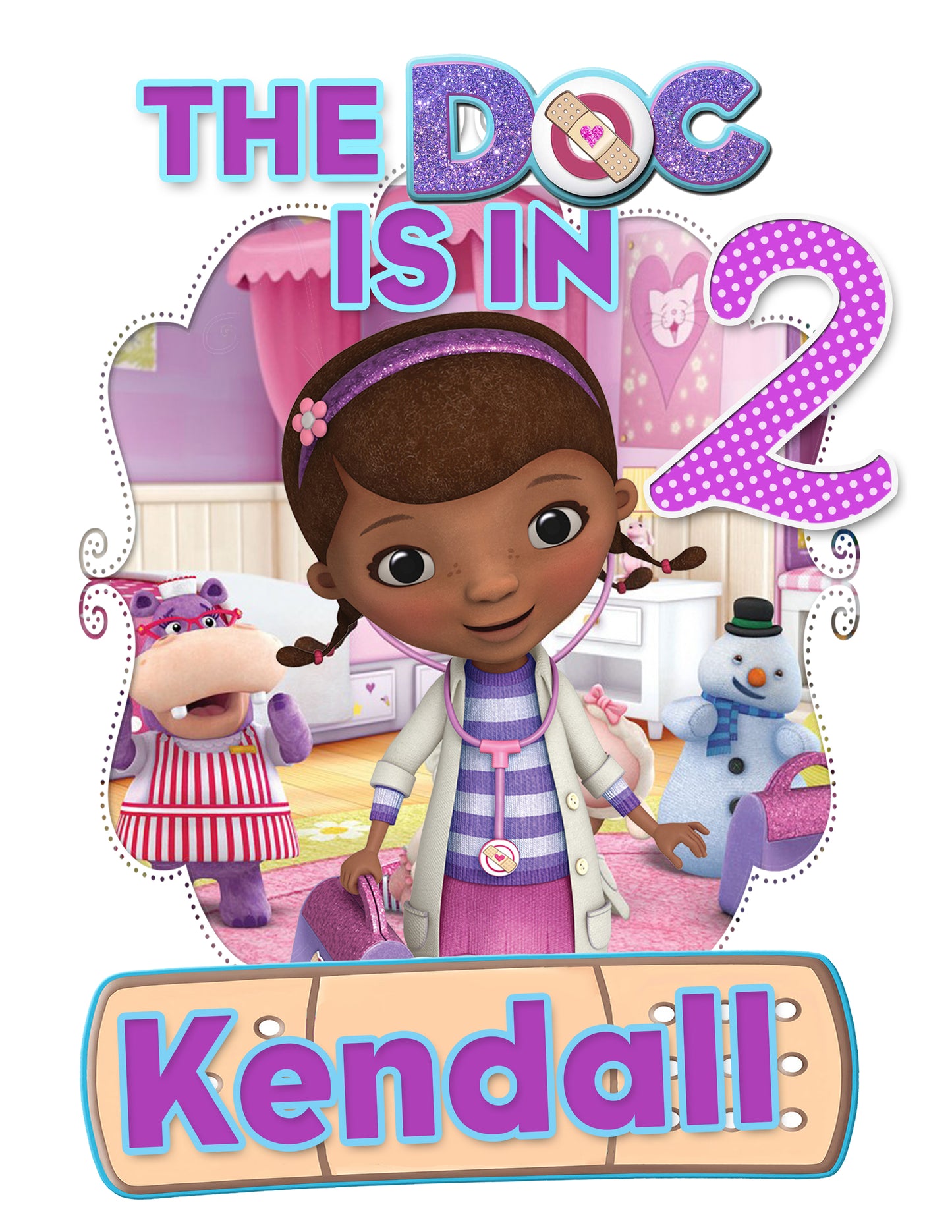 Doc McStuffins Family Birthday Shirts (Customer Custom Order)